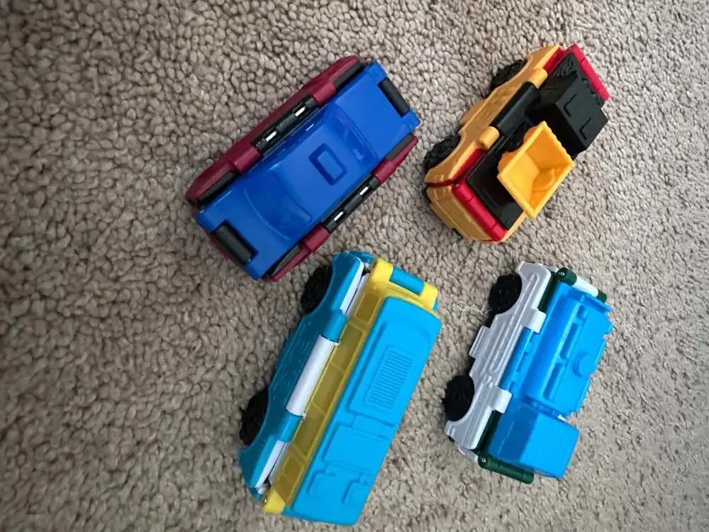 Auldey Toys Flip Cars Lot of 4 Transforming Vehicles